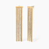 Kidult Style | Orecchini in acciaio gold pvd e cristalli | 861011