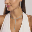 Kidult Style 10 | Orecchini tennis cristalli bianchi | 861012
