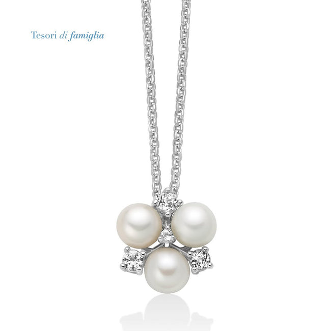 MILUNA | Collana di perle Unica Bouquet con perle Oriente | PCL6716