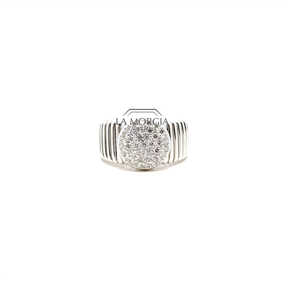 CRIVELLI | Anello Tubogas Pavè brill | 302-T444M-AN