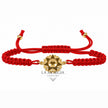 PRESENTOSA | Bracciale seta in Argento Dorato 925‰ diam. 1,5 cm | BR P02SG