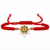 PRESENTOSA | Bracciale seta in Argento Dorato 925‰ diam. 1,5 cm | BR P02SG
