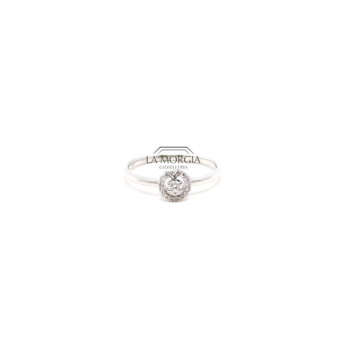 CRIVELLI | Anello brill con contorno | 370-XR3599