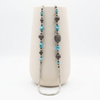 Gemmarium | Collana in Madreperla, Turchese ed Ematite | MDTUCOLL007