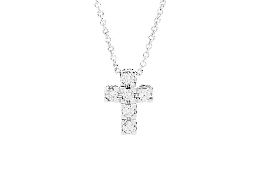 RECARLO | Girocollo croce piccola Anniversary Square | P01CR030/017