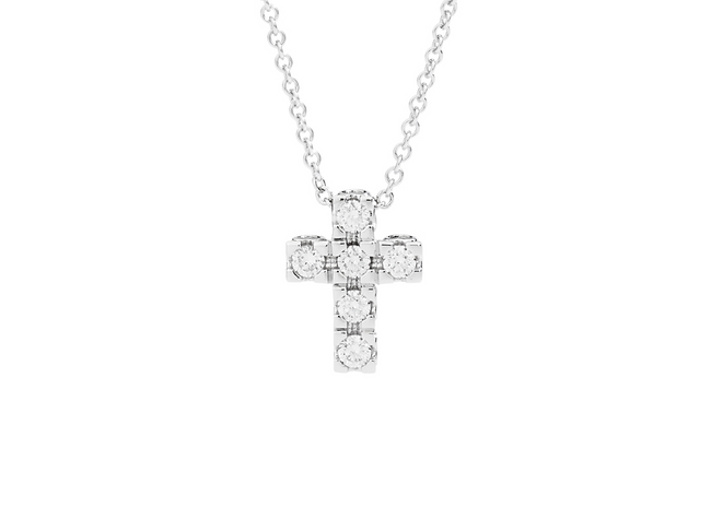 RECARLO | Girocollo croce piccola Anniversary Square | P01CR030/017
