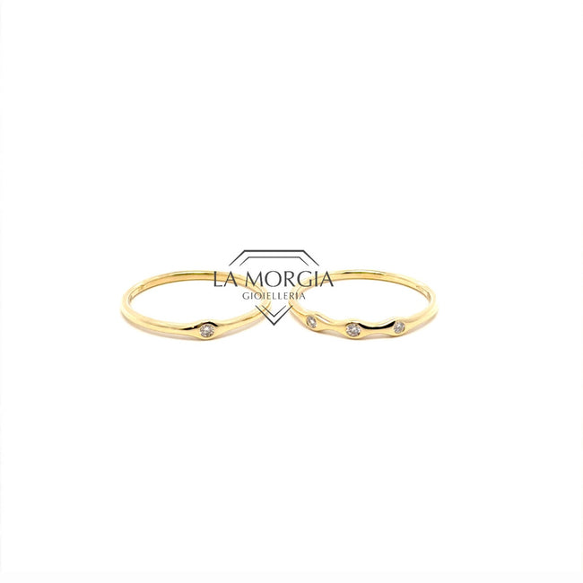 CRIVELLI | Anello fedina con brill | 370-XR9