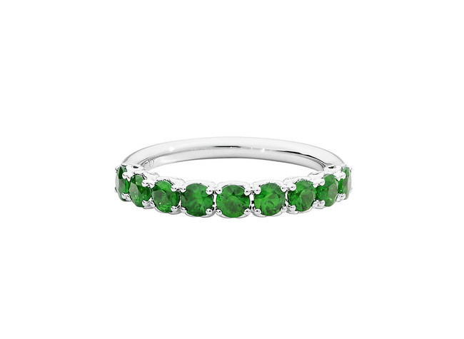 RECARLO | Anello Rivière Mezzogiro Anniversary Smeraldi | R93MZ002/SM
