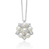 MILUNA | Collana di perle Unica con bouquet di perle Oriente | PCL6713