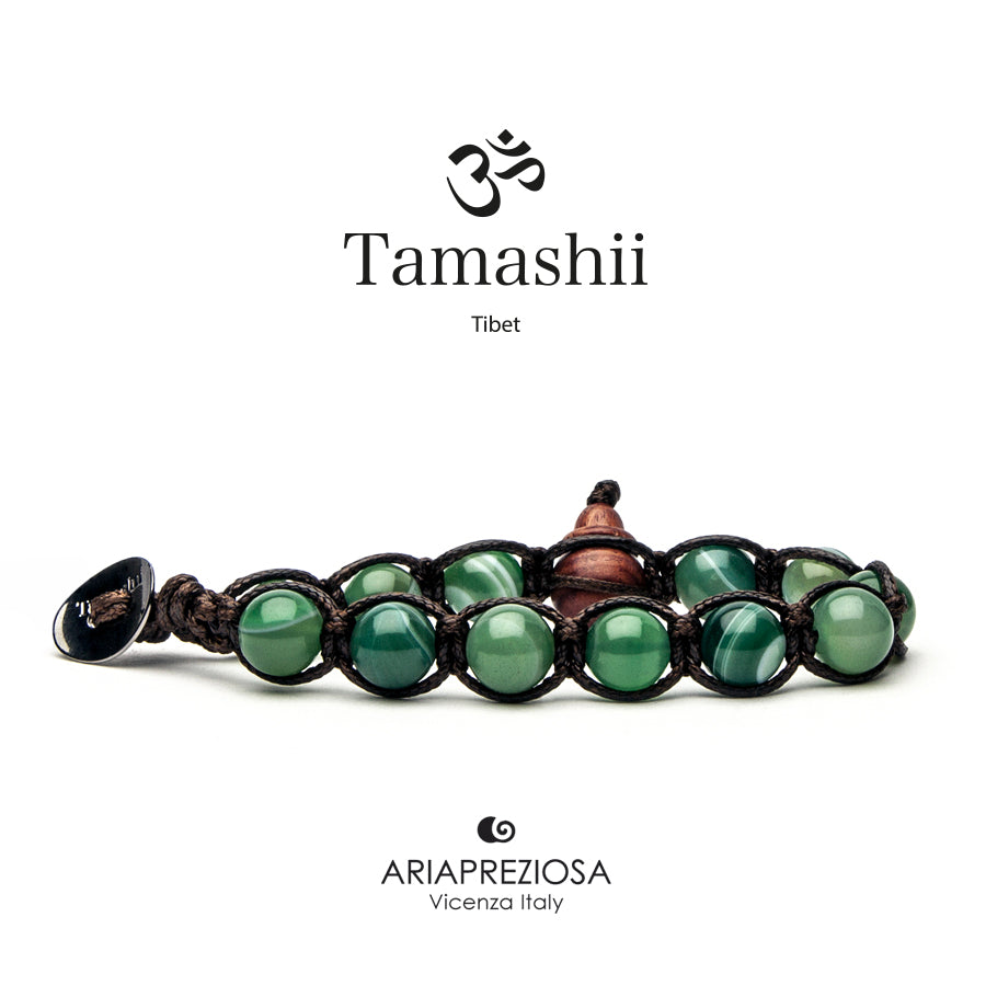 TAMASHII | Agata Verde Chiaro Striata | BHS900-87