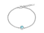 MILUNA | Bracciale Unica Colibrì con Gemma del Cielo | BRD1117