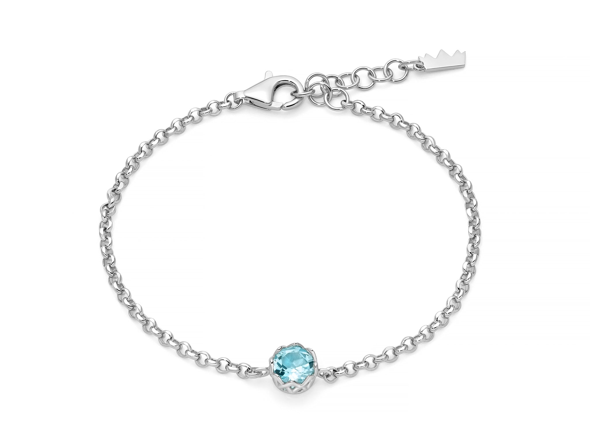MILUNA | Bracciale Unica Colibrì con Gemma del Cielo | BRD1117