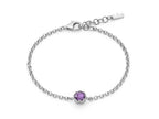 MILUNA | Bracciale Unica Colibrì con ametista | BRD1118