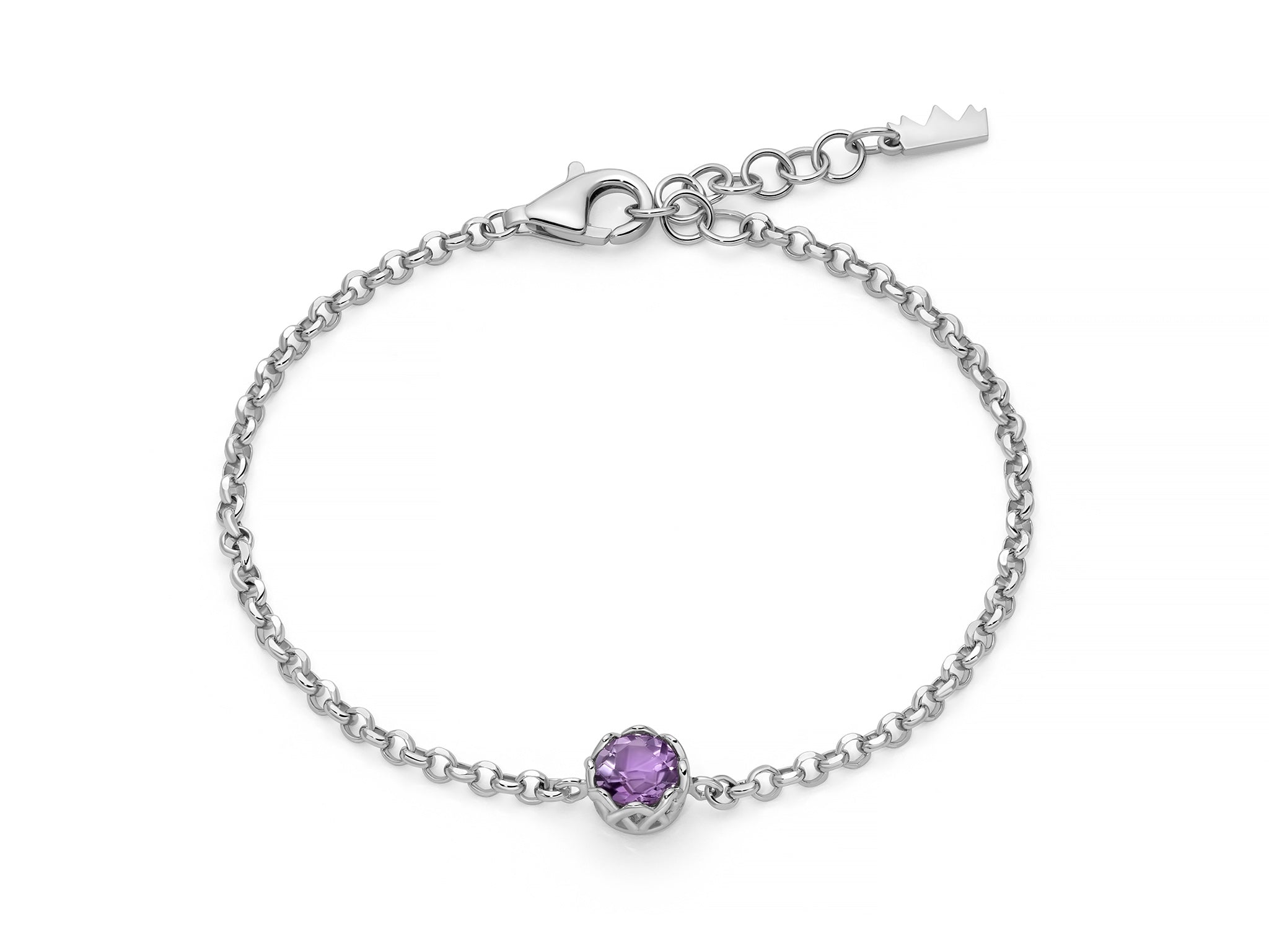 MILUNA | Bracciale Unica Colibrì con ametista | BRD1118