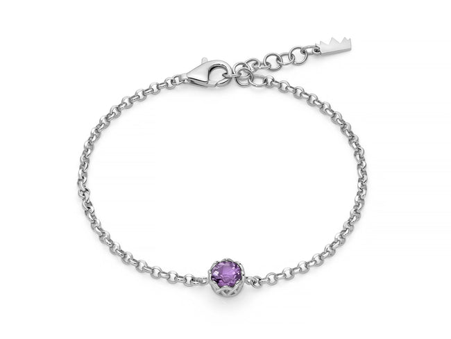 MILUNA | Bracciale Unica Colibrì con ametista | BRD1118