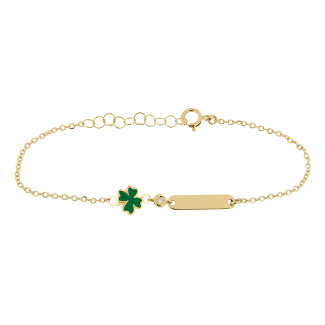 LuxGioielli | Bracciale Quadrifolio da incidere Baby | BRD3451 0212; GI