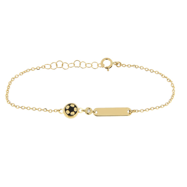 LuxGioielli | Bracciale Pallone da incidere Baby | BRD3451 0252; GI
