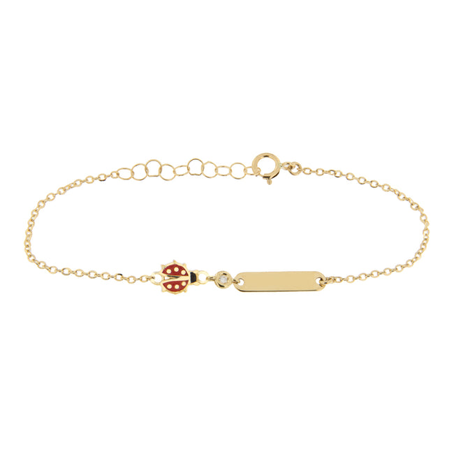 LuxGioielli | Bracciale Coccinella da incidere Baby | BRD3451 0239; GI