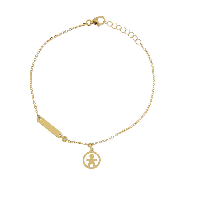 LuxGioielli | Bracciale Bimbo da incidere | BRD3454 0203; GI