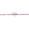 DONNAORO | Bracciale Tennis Oro e Rubini | LBR12645