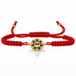 PRESENTOSA | Bracciale seta in Argento Dorato 925‰ diam. 1,5 cm | BR P02SCG