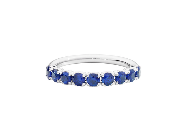 RECARLO | Anello Rivière Mezzogiro Anniversary Zaffiri | R93MZ002/ZB