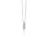 MILUNA | Collana trilogy in oro e diamanti | CLD4115