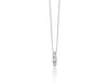 MILUNA | Collana trilogy di diamanti a scalare in oro bianco | CLD4552-014G7