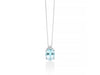 MILUNA | Collier Oro Acquamarina e Diamanti | CLD4725