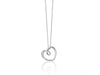 MILUNA | Collana in oro bianco 375 con pendente a cuore 10x11 mm e diamante | CLD4986X