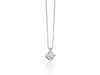 MILUNA | Collana con diamante punto luce a valentino in oro bianco | CLD5065