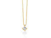 MILUNA | Collana con diamante punto luce a valentino in oro giallo | CLD5065G