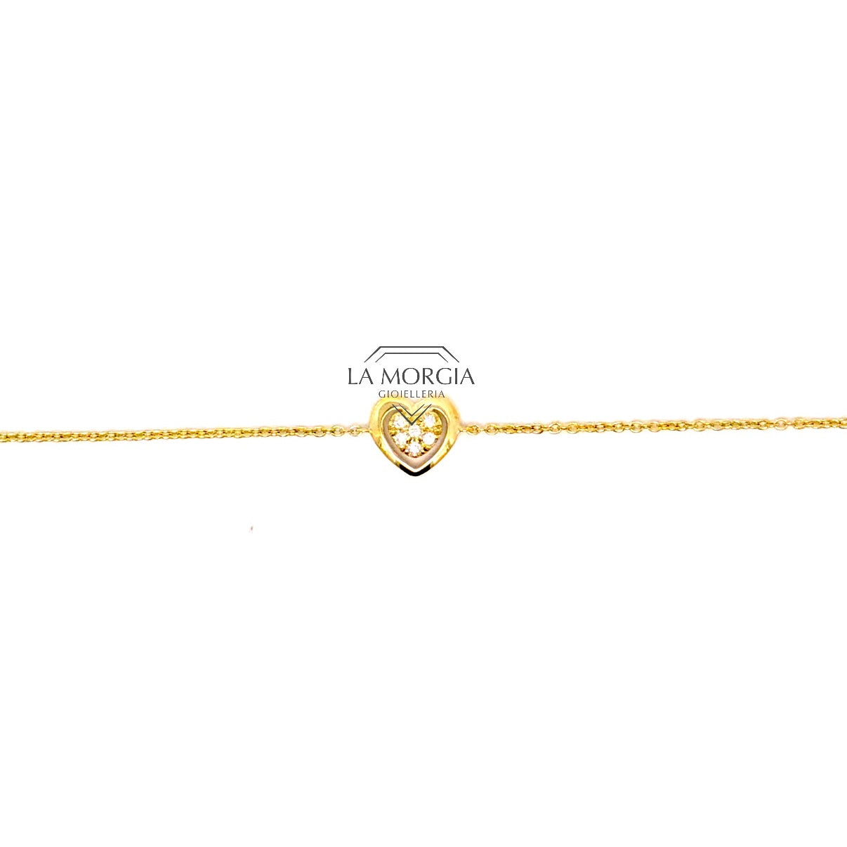 CRIVELLI | Bracciale cuore pavè brill | 370-XB1876