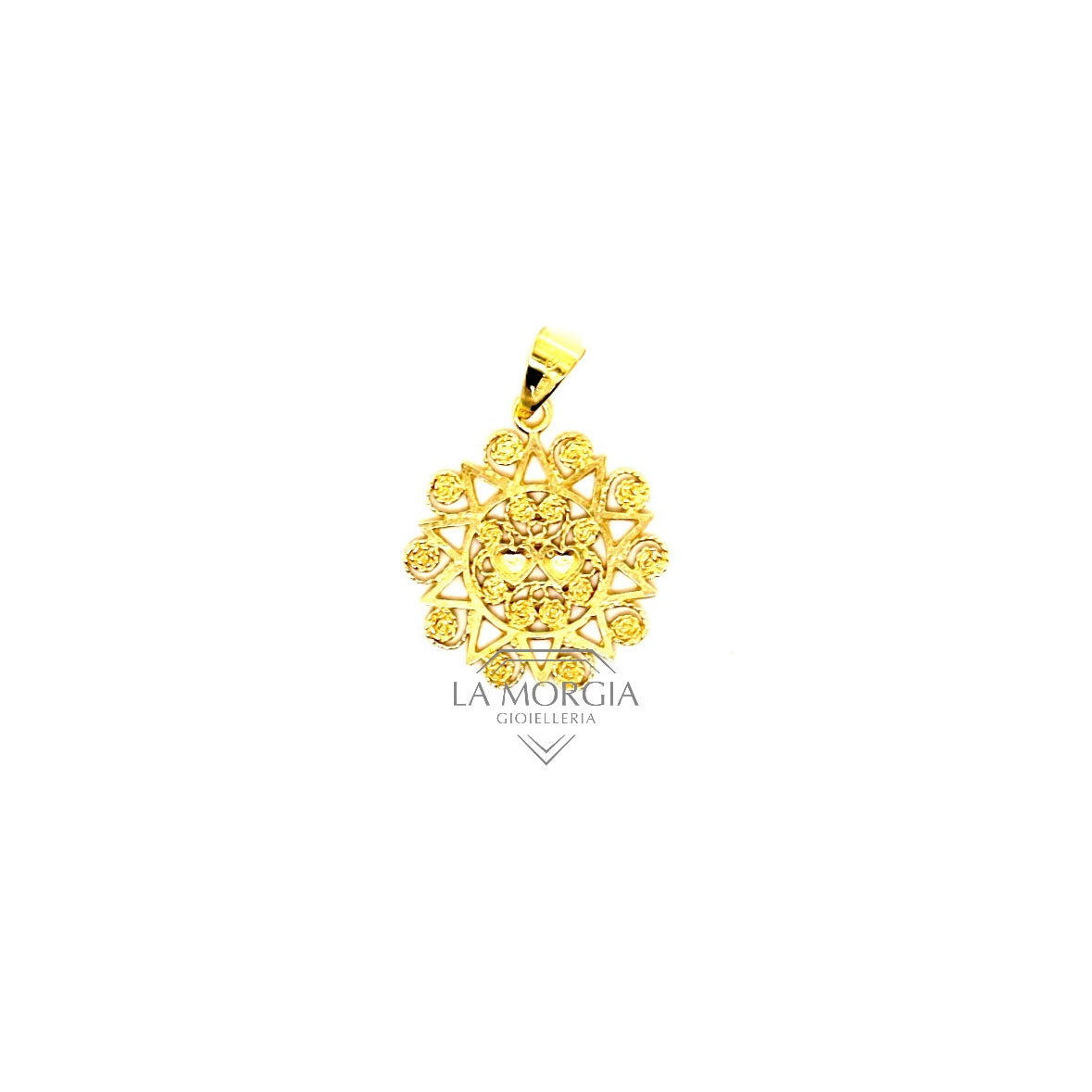 PRESENTOSA | Ciondolo Argento Dorato 925‰ diam. 1,9 cm | CI PT01CG