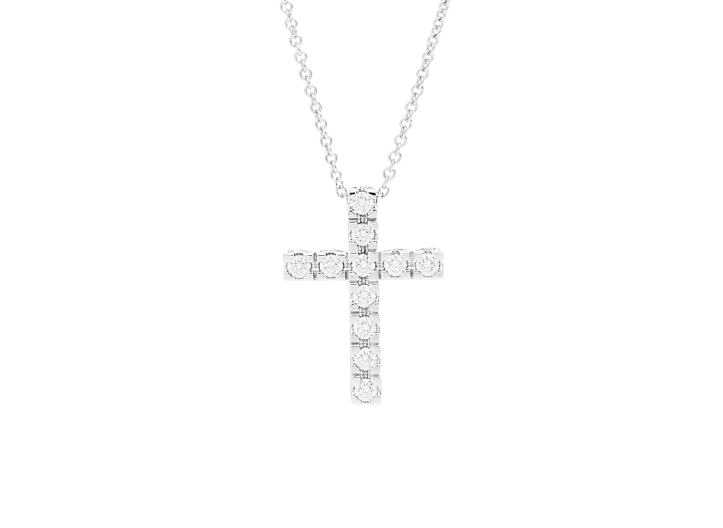 RECARLO | Girocollo croce media Anniversary Square | P01CR031/016