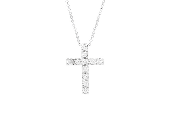 RECARLO | Girocollo croce media Anniversary Square | P01CR031/016