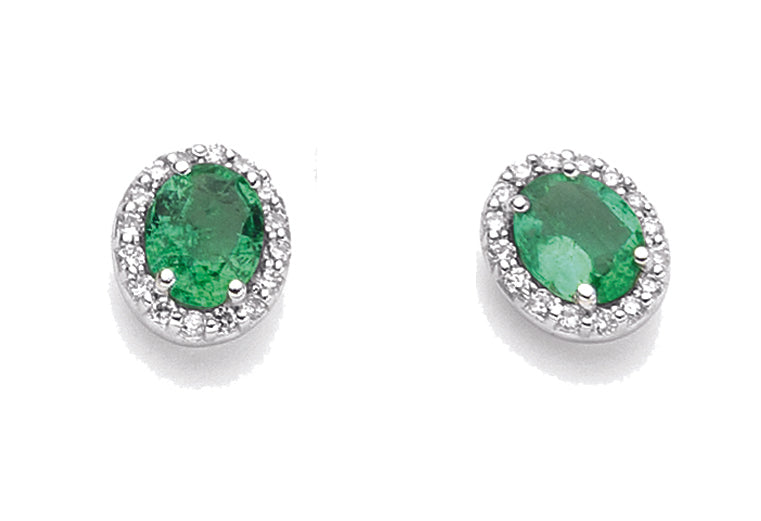 DONNAORO | Orecchini Smeraldi e Diamanti | DHOE7878.011