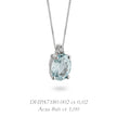 DONNAORO | Girocollo Acquamarina oro e Diamanti | DHPA7180.002