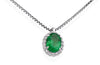 DONNAORO | Girocollo Smeraldo e Diamanti | DHPE7877.006