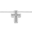 DONNAORO | Girocollo Croce Oro e Brill | DHPF9567.004