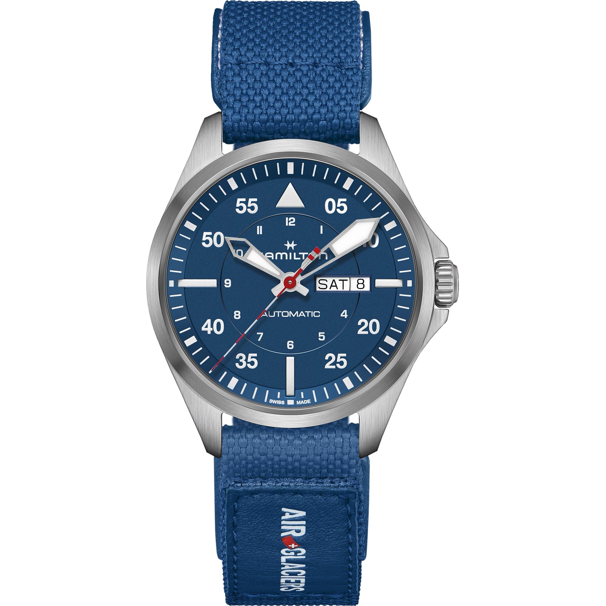 HAMILTON | KHAKI AVIATION PILOT DAY DATE AUTO - AIR-GLACIERS EDITION | H64655941
