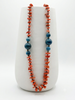 Gemmarium | Collana in Corallo Rosso Apatite ed Ematite | KILIMC024