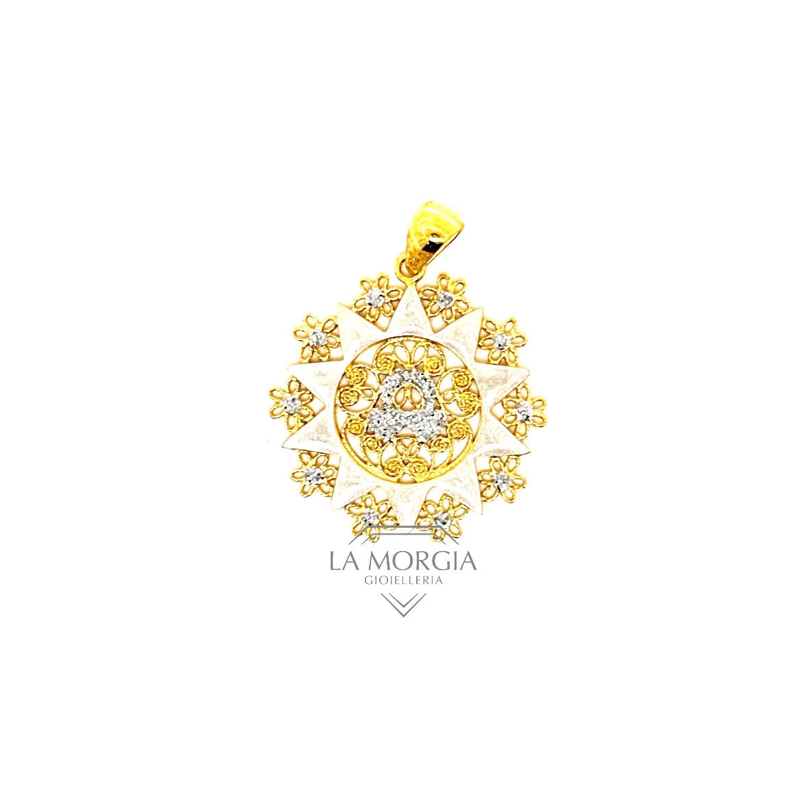 PRESENTOSA | Ciondolo Argento Dorato 925‰ diam. 2,7 cm | CI P06CGS1