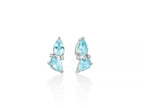 MILUNA | Orecchini con acquamarine a goccia e diamanti in oro bianco | ERD3308