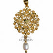 PRESENTOSA | Ciondolo Argento Dorato 925‰ diam. 2,5 cm | CI PT02G036