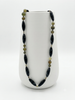 Gemmarium | Collana Occhio di Falco Granato Verde ed Ematite | OTGVCOLL002