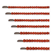 LuxGioielli | Filo di corallo rosso sfaccettato | FFLCS1C