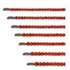 LuxGioielli | Filo di corallo rosso sfaccettato | FFLCS1C