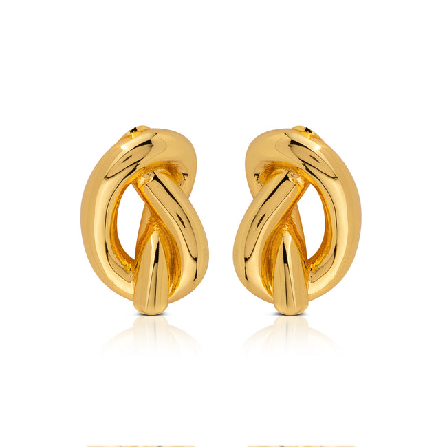 KULTO 925 | Orecchini Nodo a lobo Argento925 | KE925-87