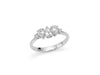 MILUNA | Anello trilogy di diamanti taglio goccia | LID4047
